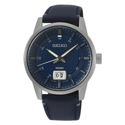 Pre-owned Seiko Sur287p1 Quartz Mens Watch + Worldiwde Warranty Us4