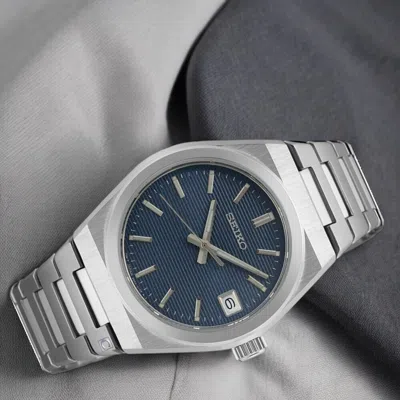 Pre-owned Seiko Sur575p1 Conceptual Regular Blue Analog Stainless Steel Ladies Watch