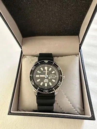 Pre-owned Seiko Suzuki Jimny  Collaboration Diver's Wrist Watch Limited Edition Rare W/box