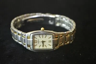 Pre-owned Seiko Sxq26p1 Bicolor Watch For Women Mejor Oferta Relojes