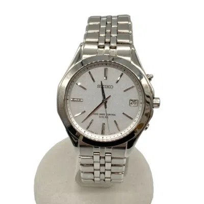 Pre-owned Seiko Titanium Wristwatch () In Silver