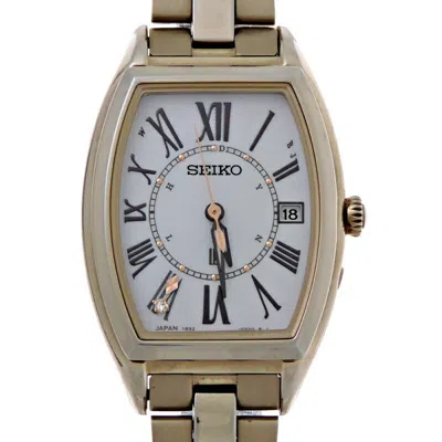 Pre-owned Seiko Titanium Wristwatch () In White