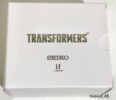 Pre-owned Seiko Transformers Watch Autobot Optimus Prime Collaboration 300 Limited Ed.