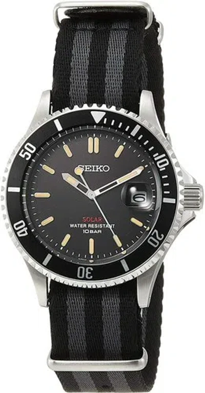 Pre-owned Seiko Vintage Design Solar Szev014 Solar Men's Watch In Box