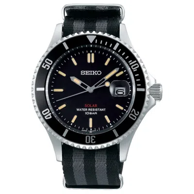 Pre-owned Seiko Vintage Design Szev014 Solar Mens Watch