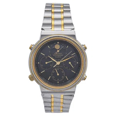 Pre-owned Seiko Vintage  Sports 100 7a48-5010 Chronograph Quartz Men's Watch In Multiple