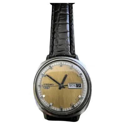 Pre-owned Seiko Vintage  Yellow Dial Sport, 5 Series Excellent Working Condition Circa 70s