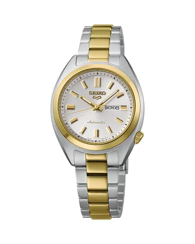 Seiko Watch 5 Sports Automatic Watch, 32mm In Gold