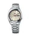 Seiko Watch 5 Sports Watch, 37mm In White/silver