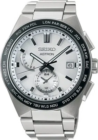 Pre-owned Seiko Watch Astron Nexter 2nd Collection Solar Radio Sbxy049 Men&39;s Silver