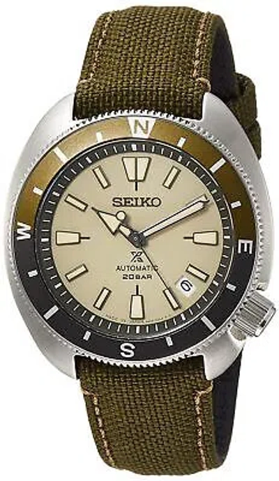 Pre-owned Seiko Watch Automatic Watch Fieldmaster Mechanical Sbdy099 Men's Olive In Dial Color: Ivory