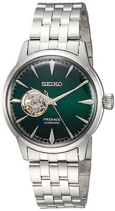 Pre-owned Seiko Watch Automatic Watch Presage Basic Line: Cocktail Time Sary201 Men's In Dial Color: Green Gradation