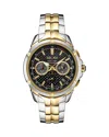 Seiko Watch Coutura Chronograph, 42mm In Black/two-tone
