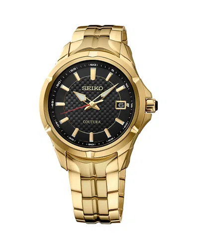 Seiko Watch Coutura Watch, 41mm In Black/gold