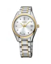 Seiko Watch Diamonds Watch, 32mm In White/two Tone