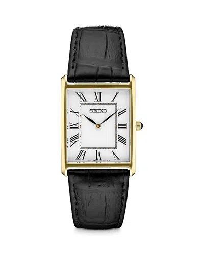Seiko Watch Essentials Watch, 28.4mm In Gold