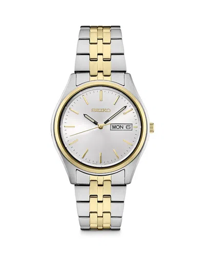 Seiko Watch Essentials Watch, 36.9mm In Silver