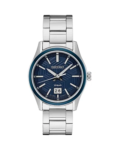 Seiko Watch Essentials Watch, 40mm In Blue/silver