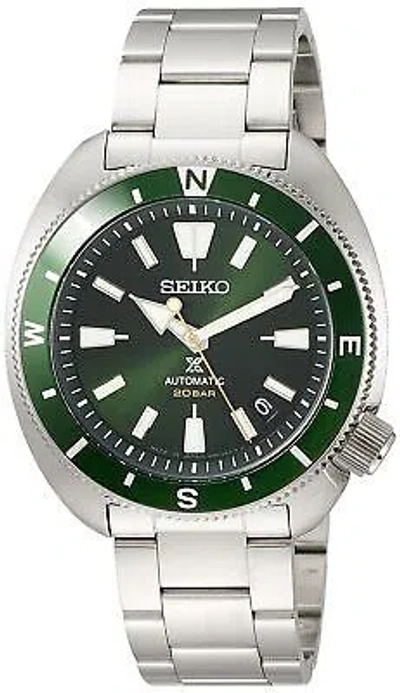 Pre-owned Seiko Watch Fieldmaster Mechanical Sbdy111 Men's Silver In Green