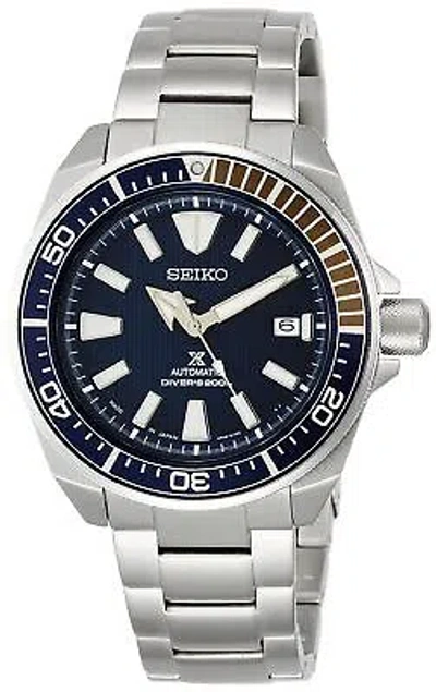 Pre-owned Seiko Watch Mechanical Diver Scuba Blue Dial Sbdy007 Men's Silver In Dial Color - Blue