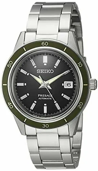 Pre-owned Seiko Watch Presage Basic Line: Style60's 3 Hands + Calendar Sary195 Men Silver