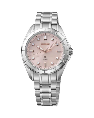 Seiko Watch Prospex Sea Sport Quartz Watch, 34mm In Metallic
