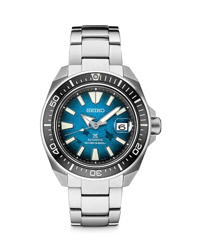 Seiko Watch Prospex Special Edition Automatic Manta Ray Divers Watch, 47.8mm In Silver
