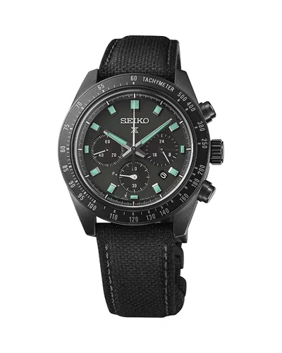 Seiko Watch Prospex Speedtimer 5 Chronograph, 41mm In Black/black