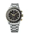 Seiko Watch Prospex Speedtimer 5 Chronograph, 41mm In Black/silver