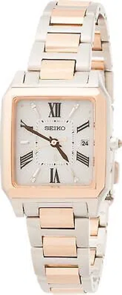 Pre-owned Seiko Watch Rukia Square Type Ssvw098 In Dial Color - White