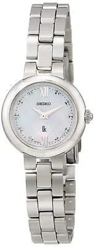 Pre-owned Seiko Watch [] Rukia Ssvr133 Rady Stainless Steel (platinum Diamond Shield) In Dial: White (white Pearl Shell)