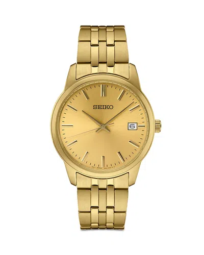 Seiko Watch Seiko Essentials Watch, 40mm In Champagne/gold