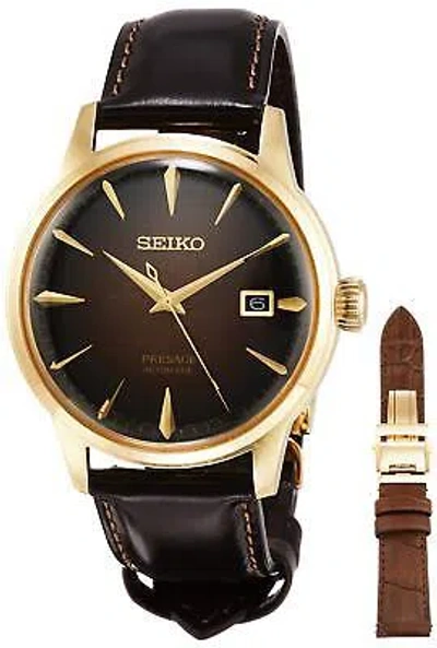 Pre-owned Seiko Watch Watch Presage Mechanical Mechanical Sary134 Men's Brown In Dial Color - Brown