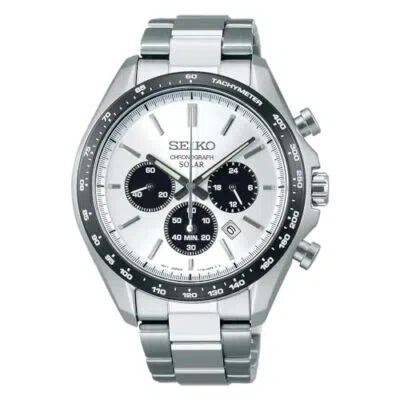 Pre-owned Seiko Watch Watch  Selection So Lark Ronograph The Standard Sbpy165 Me 955 In Silver/white & Black