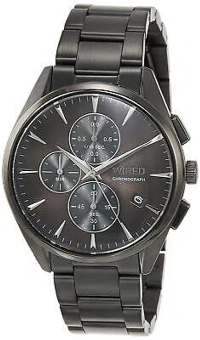 Pre-owned Seiko Wired Tokyo Sora Agat441 Men's Watch Chronographgraph Stopwatch