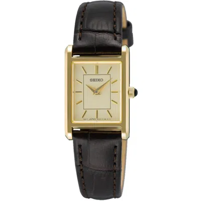 Seiko Women's Classic Gold Dial Watch