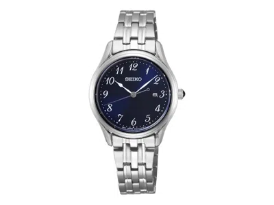 Pre-owned Seiko Women's  Quartz Sur641p1 Watch In Stainless Steel