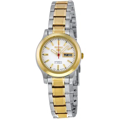 Seiko Women's Series 5 White Dial Watch