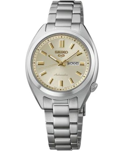 Seiko Women's Silver Stainless Steel Bracelet Watch, 32mm In Neutral