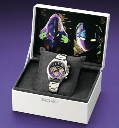 Pre-owned Seiko X Evangelion Watch 500 Series Shinkansen 25th Anniversary 500 Type Eva