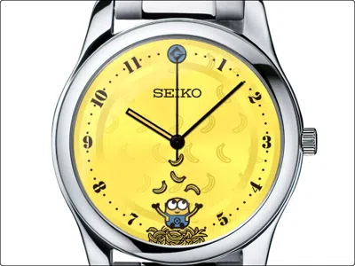 Pre-owned Seiko X Minion Watch To Commemorate The Release Of The Movie "minion" Pls