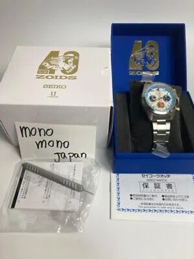 Pre-owned Seiko Zoids 40th Anniversary Collaboration Watch 8t63-02e0 Chronograph Limited
