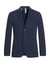 Seinse Man Blazer Navy Size 42 Cotton, Polyamide, Elastane In Blue