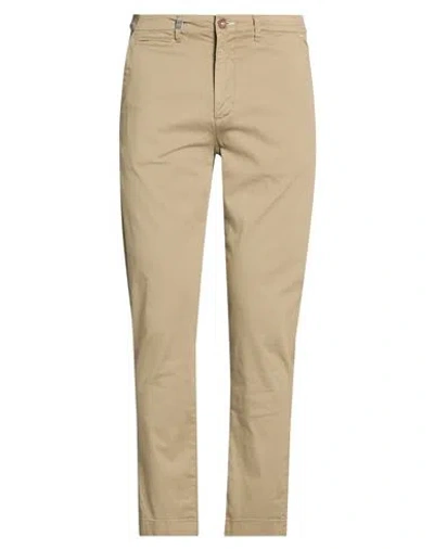 Seinse Man Pants Khaki Size 34 Cotton, Elastane In Neutral