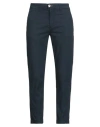 Seinse Man Pants Midnight Blue Size 32 Cotton, Polyester, Elastane In Blue