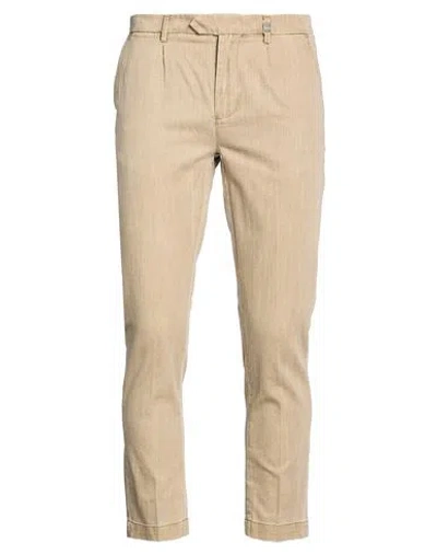 Seinse Man Pants Sand Size 34 Cotton In Neutral