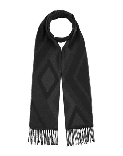 Seinse Man Scarf Charcoal Size - Polyamide, Wool, Viscose In Gray