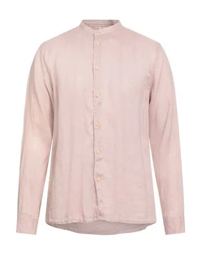 Seinse Man Shirt Blush Size Xl Linen In Pink