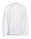 Seinse Man Shirt Off White Size Xl Linen In White