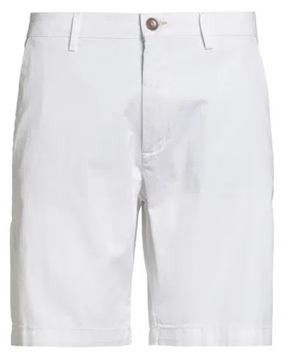 Seinse Man Shorts & Bermuda Shorts White Size 36 Cotton, Elastane